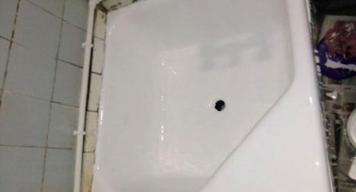 Обновление душевого поддона акрилом | Коньково 